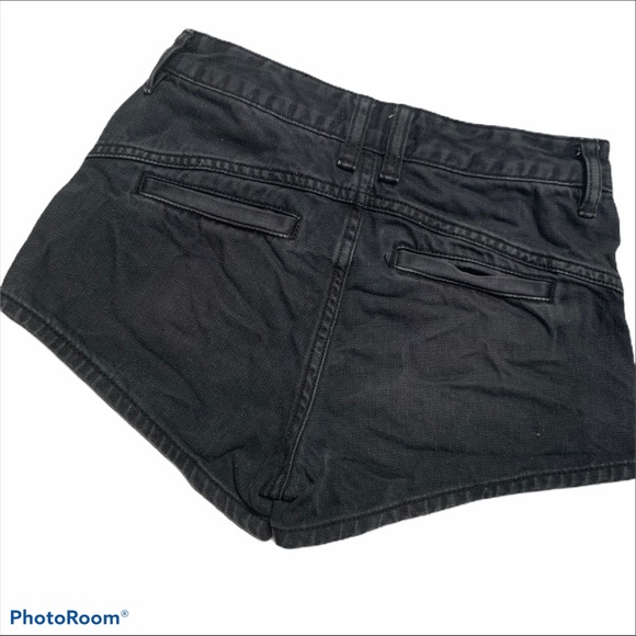 Free People Sweet Surrender black denim shorts 25 - Picture 7 of 12